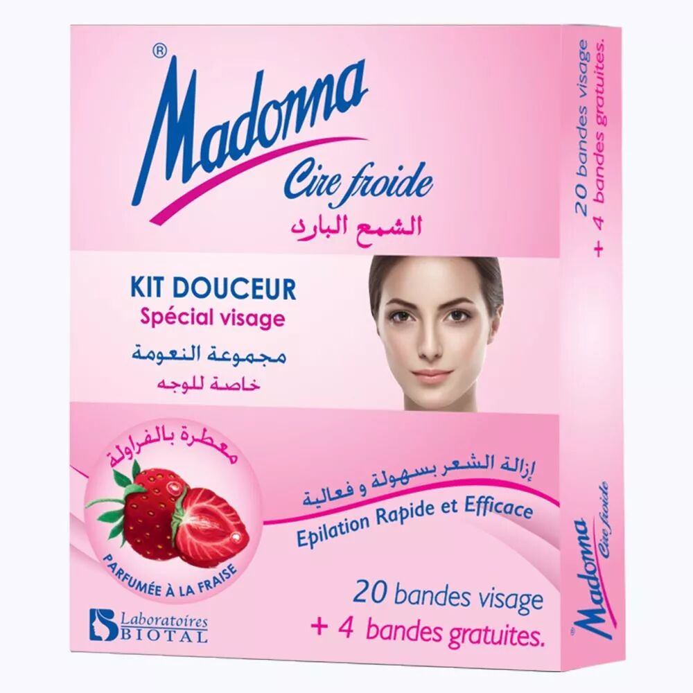 Oma Cire Froide Kit Douceur Fraise Épilation